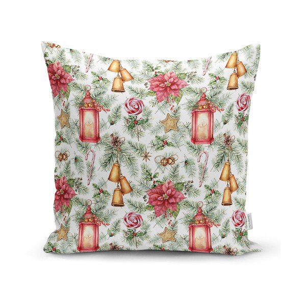 Obliečka na vankúš s vianočným motívom 43x43 cm Lantern – Mila Home