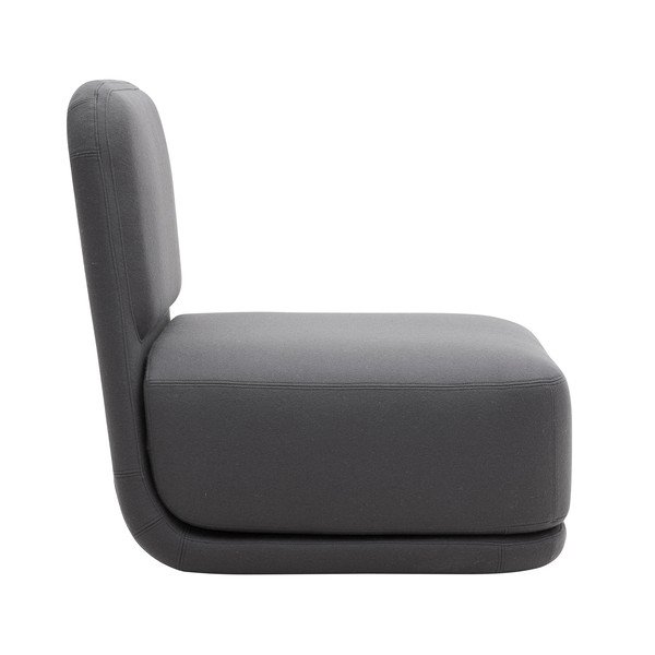 Tmavosivé kreslo Softline Standby Medium-image-3