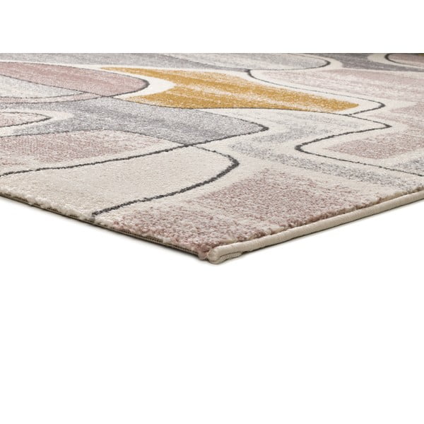 Žlto-krémový koberec 135x190 cm Ashley - Universal-image-2