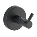 Matne čierny nástenný háčik z nehrdzavejúcej ocele Bosio – Wenko