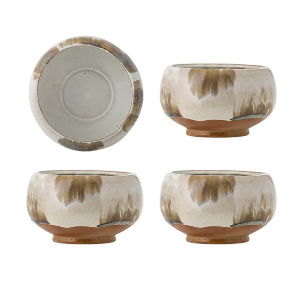 Misky v súprave 4 ks z kameniny 400 ml Jade – Bloomingville