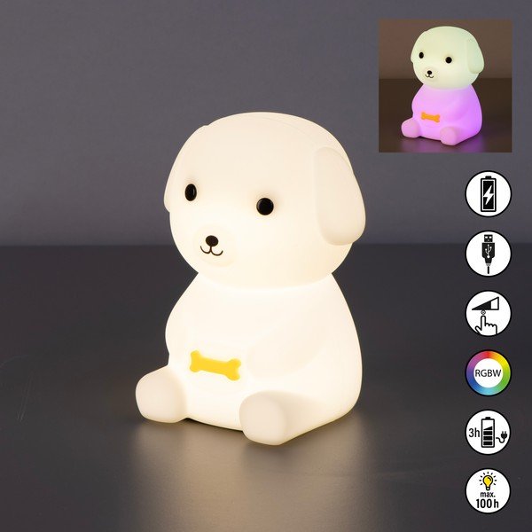 Biele detské nočné svietidlo Leo – Fischer & Honsel-image-3