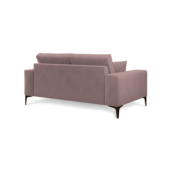 Pudrovoružová dvojmiestna pohovka Cosmopolitan Design Lugano-image-3