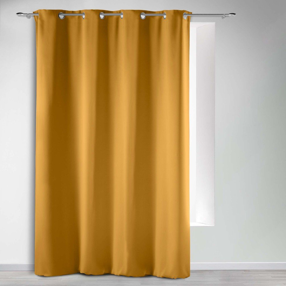 E-shop Okrovožltý zatemňovací záves 135x240 cm Occult – douceur d'intérieur
