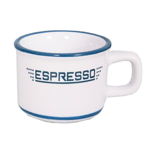 Biely keramický hrnček na espresso Antic Line Tasse