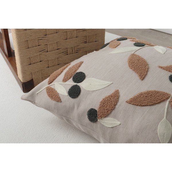 Ľanový dekoračný vankúš 43x43 cm Sonbahar – Mioli Decor-image-2
