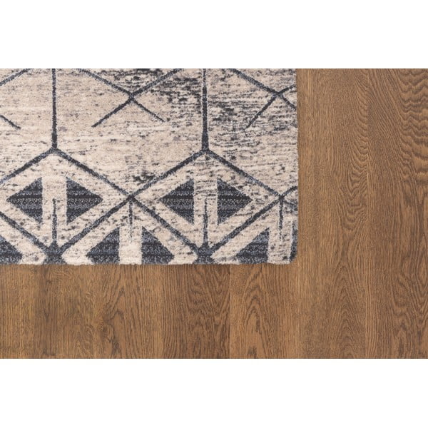 Sivý/krémovobiely vlnený koberec 200x300 cm Bateja – Agnella-image-2