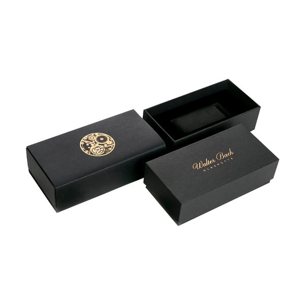 Pánske hodinky s remienkom z antikoro ocele v striebornej farbe Walter Bach Style-image-1