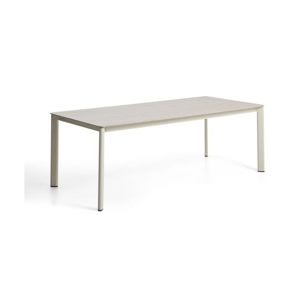 Záhradný jedálenský stôl s doskou z kameňa 100x220 cm Anafi – Kave Home