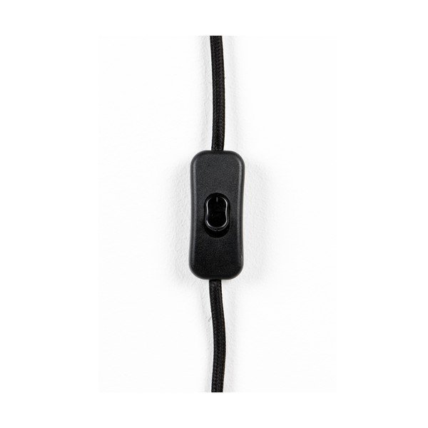 Čierna stolová lampa White Label Lena-image-1