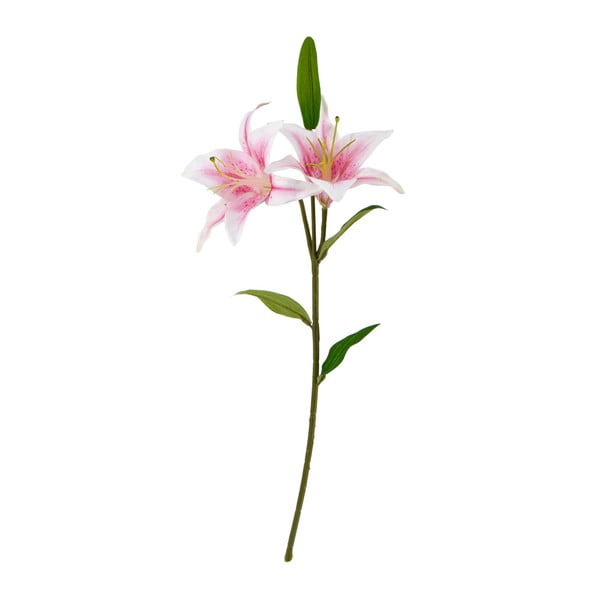 Ružová umelá kvetina Moycor Lily