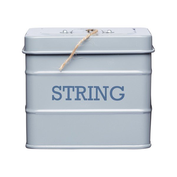 Sivá dóza na povrázok Kitchen Craft Living Nostalgia String