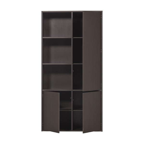 Tmavohnedá modulárna skrinka z borovicového dreva 108x215 cm Meggy – WOOOD-image-4