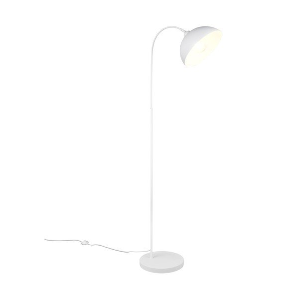 Biela stojacia lampa s kovovým tienidlom (výška 170 cm) Sierra – Reality-image-1