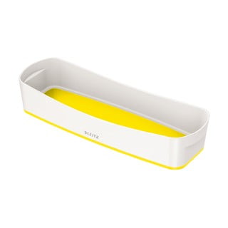 Bielo-žltý plastový organizér na písacie potreby MyBox - Leitz