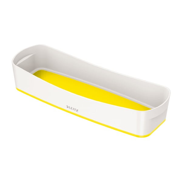 Bielo-žltý plastový organizér na písacie potreby MyBox - Leitz