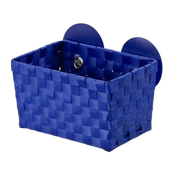 Modrý košík s prísavkami Wenko Fermo