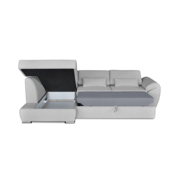 Svetlosivá rohová rozkladacia pohovka Windsor & Co. Sofas Epsilon, ľavý roh-image-4