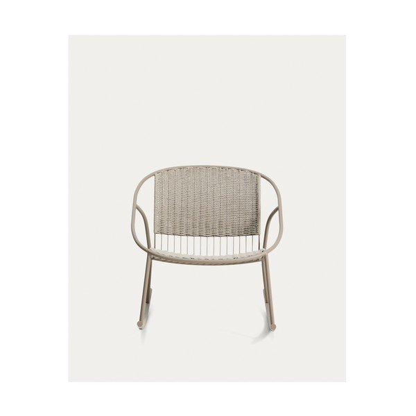 Taupe záhradné kreslo Atrani – Kave Home-image-3