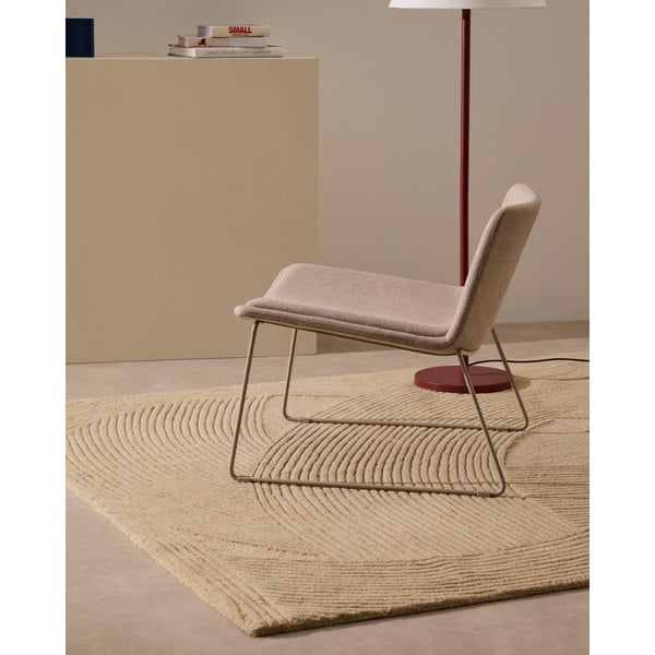 Béžové kreslo Zahara – Kave Home-image-1