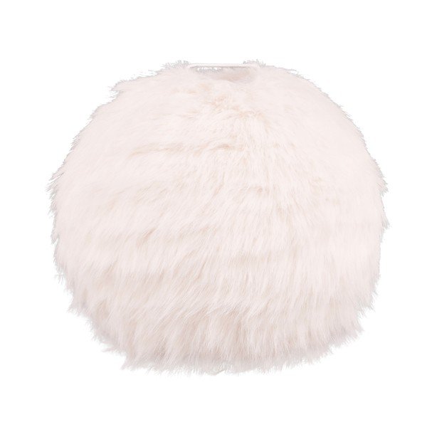 Krémová stolová lampa (výška 24 cm) Furry - Reality