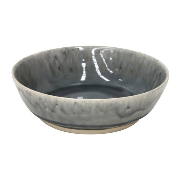 Sivý polievkový tanier z kameniny Costa Nova, ⌀ 19 cm