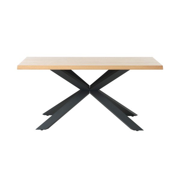 Jedálenský stôl s doskou v dubovom dekore v prírodnej farbe 90x160 cm Arno – Unique Furniture