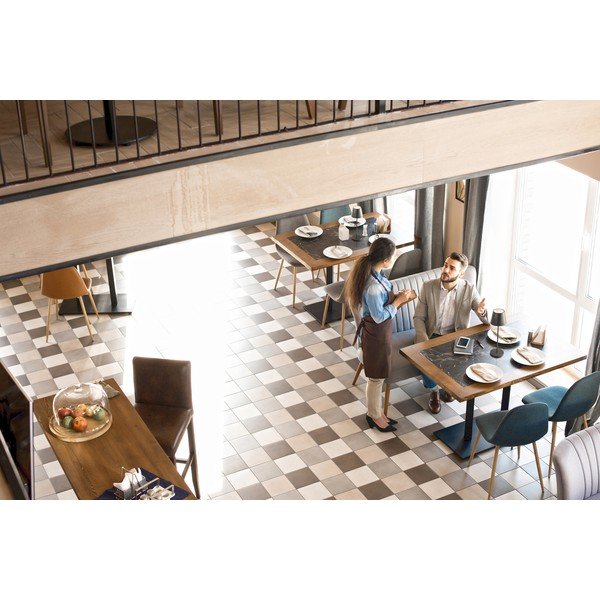 Čierna LED stmievateľná stolová lampa s kovovým tienidlom (výška 34 cm) Cosenza 2.0 – Fischer & Honsel-image-1