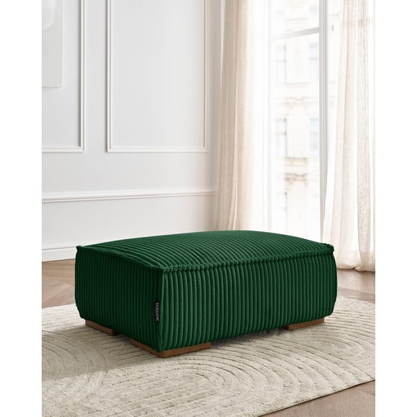 Zelená menčestrová podnožka Chelsea – Bobochic Paris-image-1