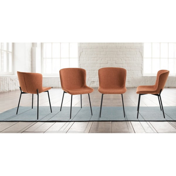 Oranžové jedálenské stoličky v súprave 2 ks Snug – Tomasucci-image-2