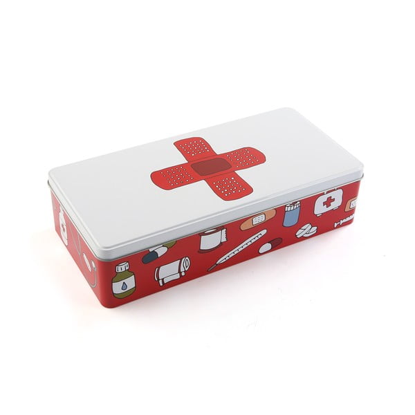 Dlhšia kovová škatuľa /lekárnička Versa First Aid