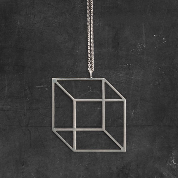 Náhrdelník Cube Silver z kolekcie Geometry