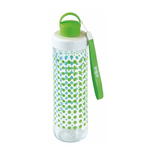 Zelená fľaša na vodu Snips Decorated, 750 ml