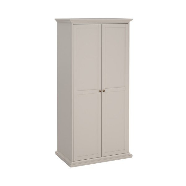 Krémovobiela šatníková skriňa 96x201x60,5 cm Paris – Tvilum