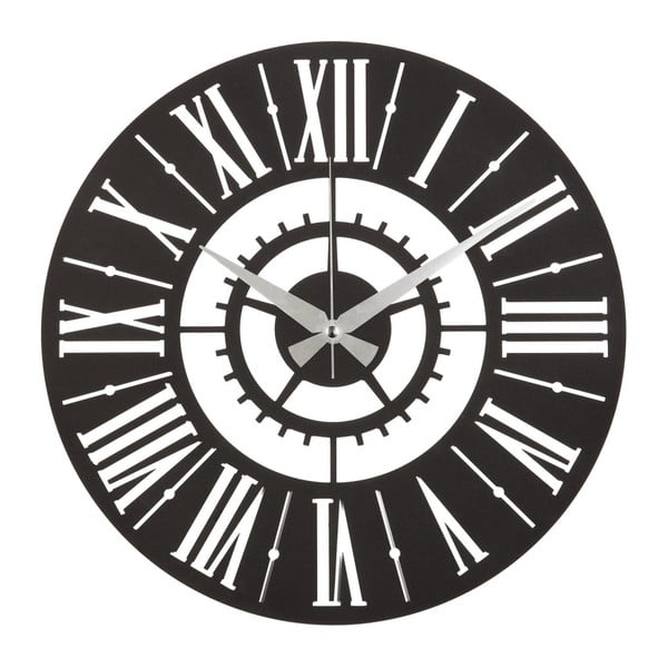 Kovové nástenné hodiny Six, ø 50 cm