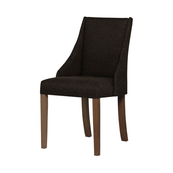 Hnedá stolička s tmavohnedými nohami Ted Lapidus Maison Absolu