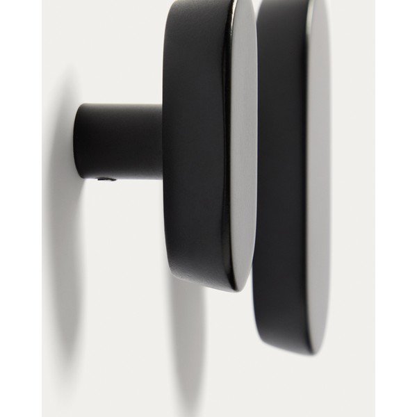 Čierne nástenné háčiky v súprave 2 ks z bukového dreva Arely – Kave Home-image-2