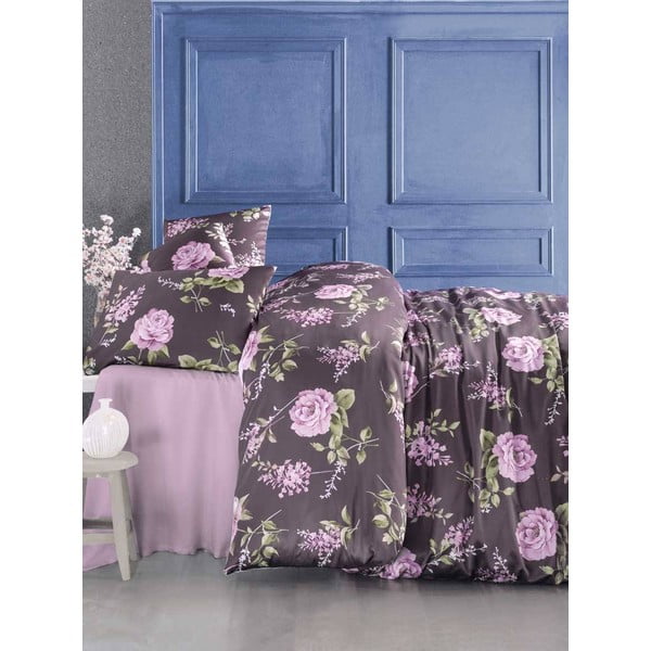 Obliečky s plachtou Serenay Purple, 200x220 cm
