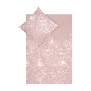 Ružové obliečky z bavlneného perkálu 200x135 cm Keno - Westwing Collection