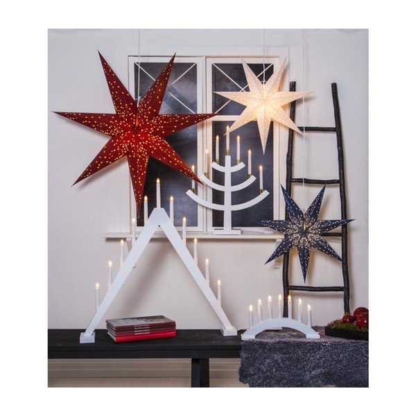 Biely vianočný LED svietnik Star Trading Trill, výška 79 cm-image-4