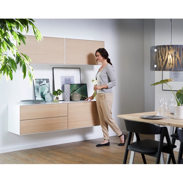 Nízka komoda v dekore duba v súprave 2 ks 180x46 cm Edge by Hammel - Hammel Furniture-image-1