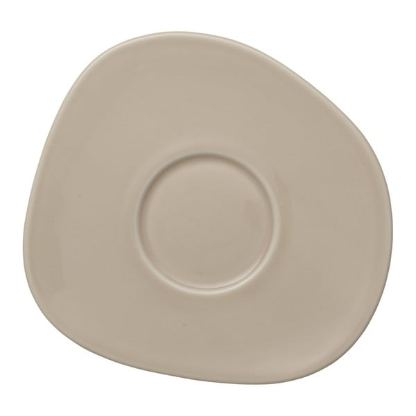 Krémovo-béžový porcelánový tanierik Like by Villeroy & Boch, 17,5 cm
