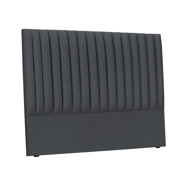 Antracitové čalúnené čelo postele 160x120 cm NJ - Cosmopolitan Design-image-2