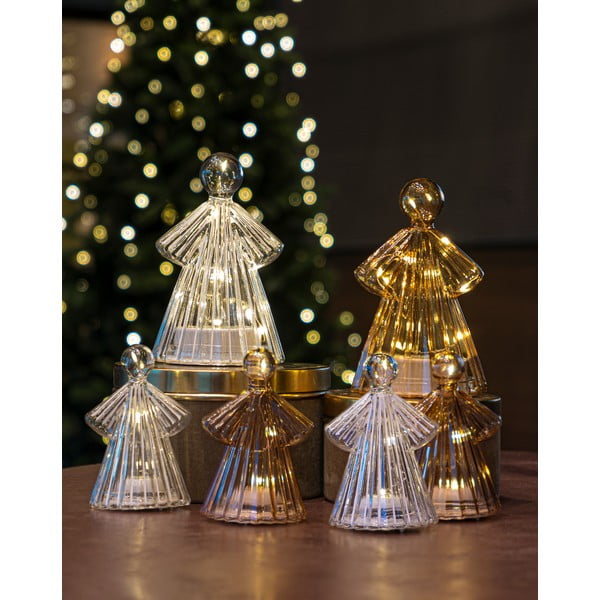 Hnedé svetelné dekorácie v súprave 2 ks ø 6,5 cm Alberte – Sirius-image-3