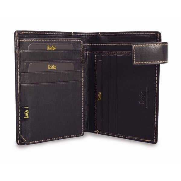 Pánska kožená peňaženka LOIS no. 332, čierna