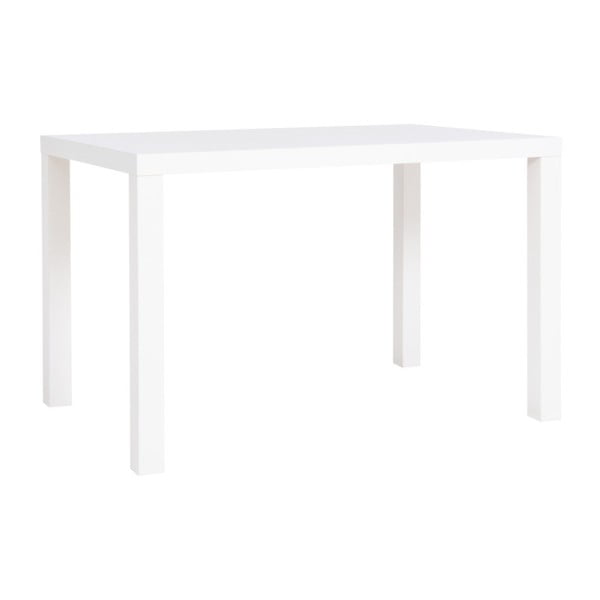 Biely jedálenský stôl 13Casa Eve, 75 x 120 cm
