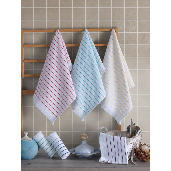 Bavlnené utierky v súprave 6 ks 40x60 cm Fabia – Foutastic-image-1