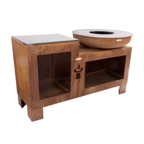 Gril na drevené uhlie Vulcano M – Remundi-image-2