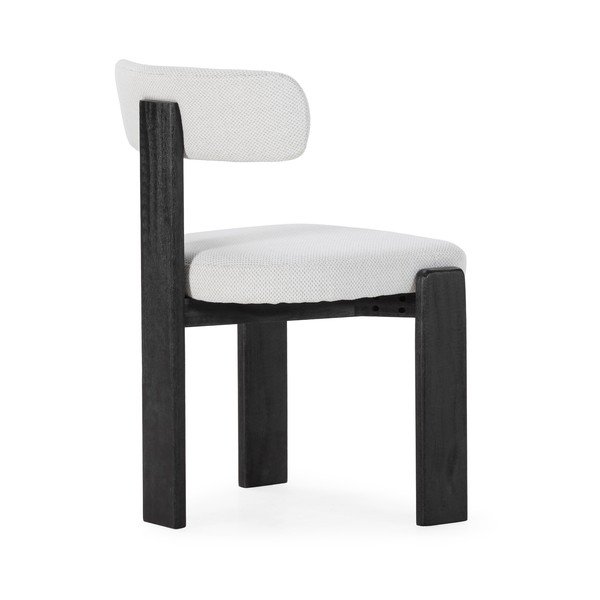 Čierne/svetlosivé čalúnené jedálenské stoličky v súprave 2 ks Nadia – MOME-image-2