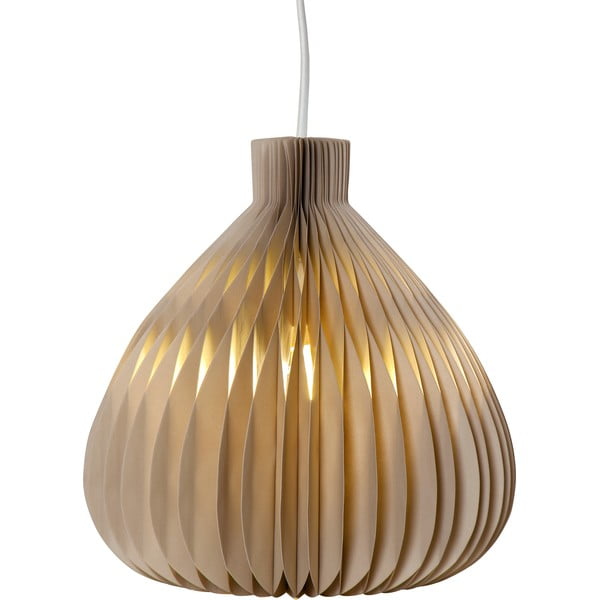 Svetlohnedé tienidlo ø 28 cm Honeycomb – Star Trading-image-2